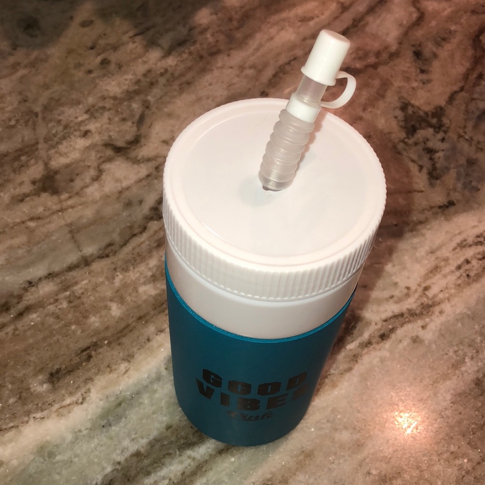 💙PINK Koozi Good Vibes To Go Cup💙
